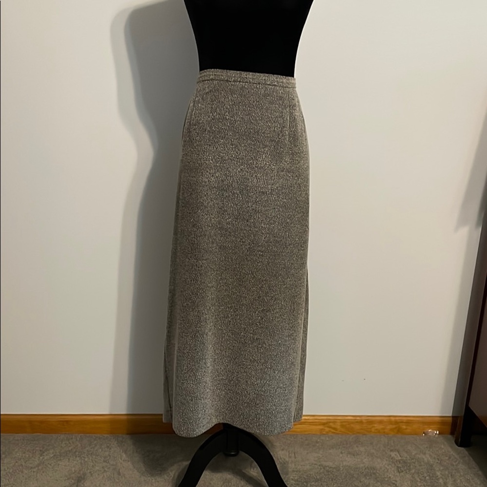 Emma James Gray Maxi Pencil Skirt for Work